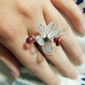 SALE! Unique Flower Ring